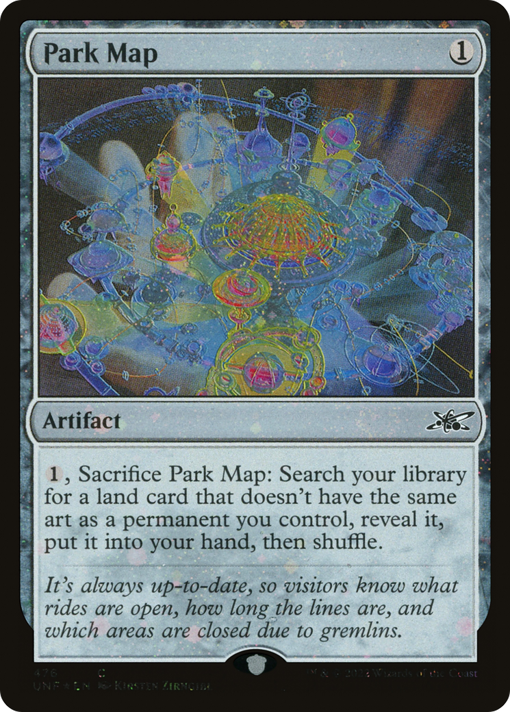 Park Map (Galaxy Foil) [Unfinity]-1