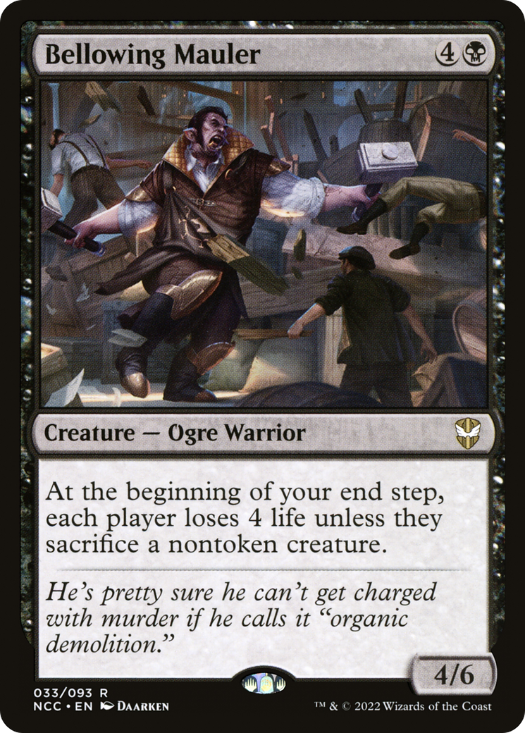 Bellowing Mauler [Streets of New Capenna Commander]-1
