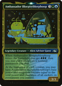 Ambassador Blorpityblorpboop (Showcase) (Galaxy Foil) [Unfinity]-1