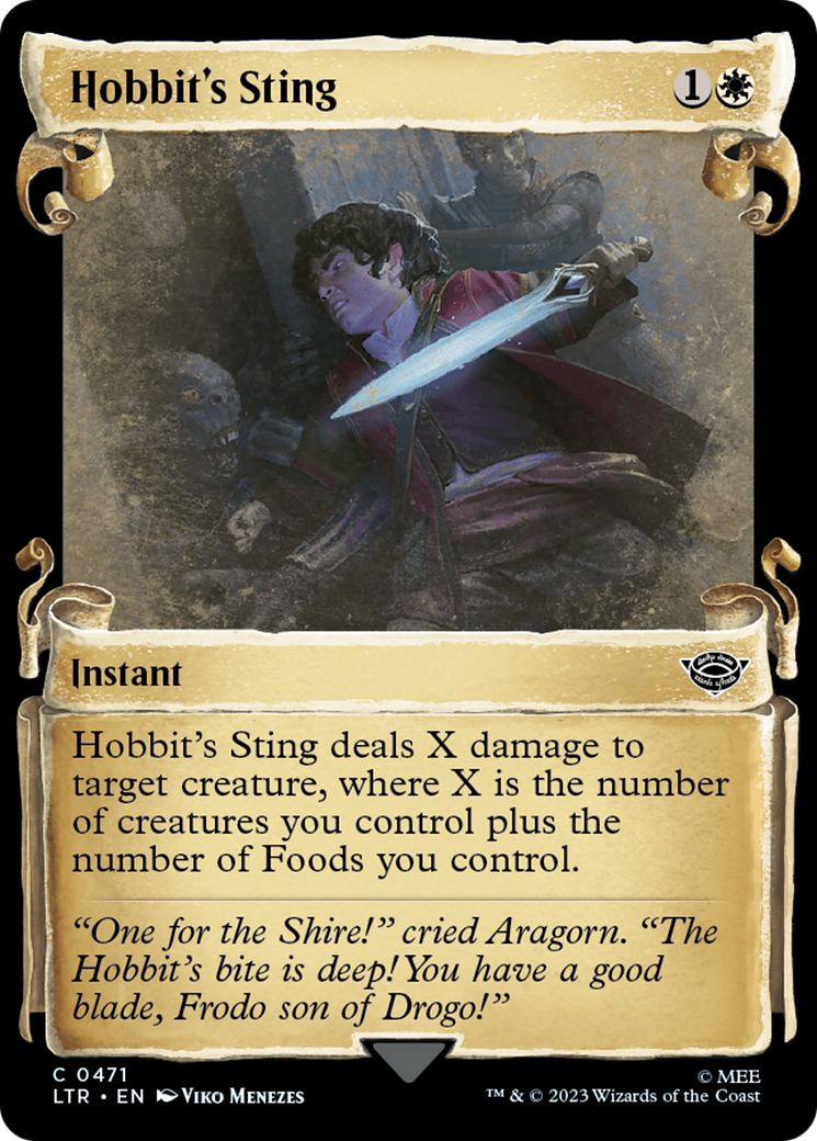 Hobbit's Sting [The Lord of the Rings: Tales of Middle-Earth Showcase Scrolls]-1