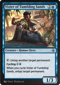 Vizier of Tumbling Sands (AKR-089) - Amonkhet Remastered-1