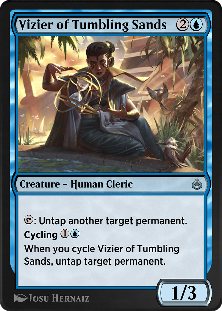 Vizier of Tumbling Sands (AKR-089) - Amonkhet Remastered-1