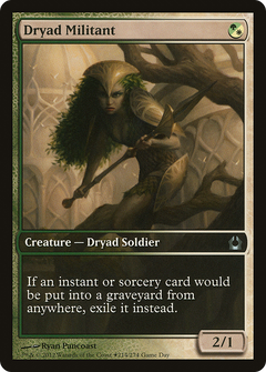 Dryad Militant (Game Day) (Extended Art) [Return to Ravnica Promos]-1