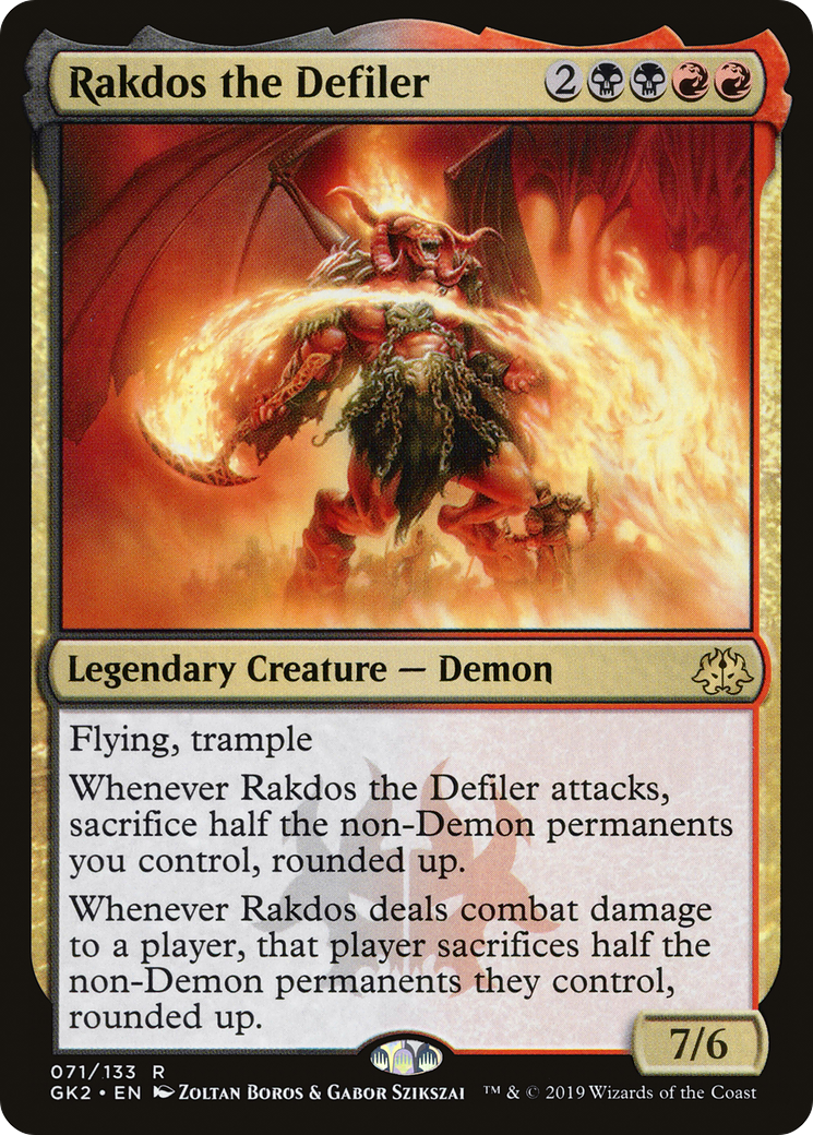 Rakdos the Defiler [Ravnica Allegiance Guild Kit]-1
