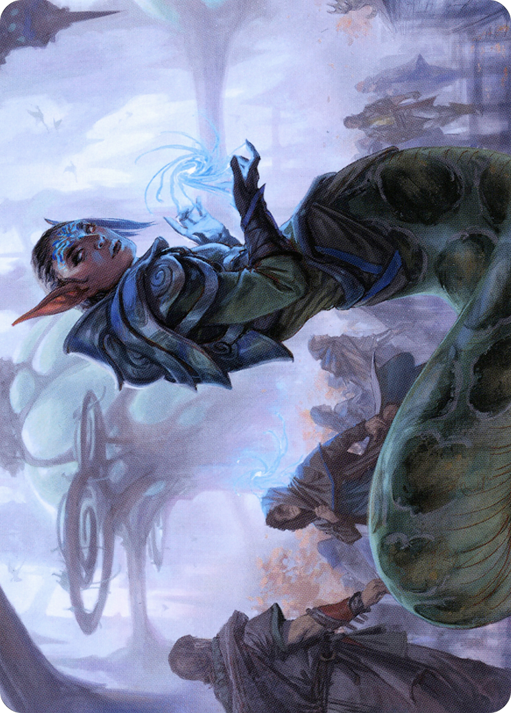 Lonis, Cryptozoologist // Lonis, Cryptozoologist (AMH2-057) - Modern Horizons 2 Art Series (Borderless) Foil-1
