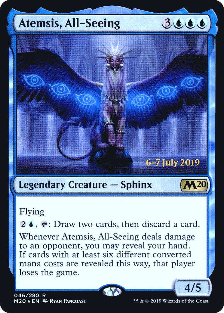 Atemsis, All-Seeing [Core Set 2020 Prerelease Promos]-1
