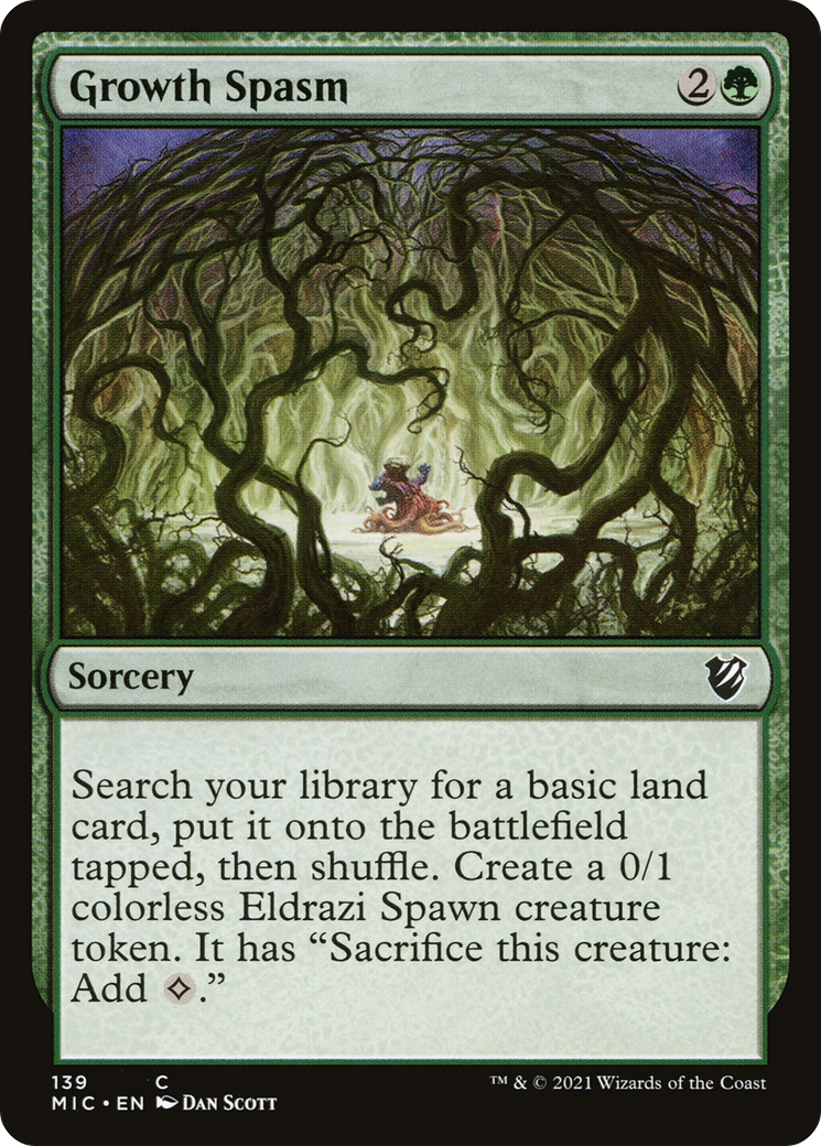 Growth Spasm [Innistrad: Midnight Hunt Commander]-1