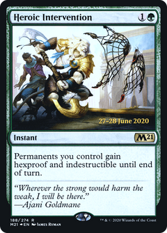 Heroic Intervention [Core Set 2021 Prerelease Promos]-1