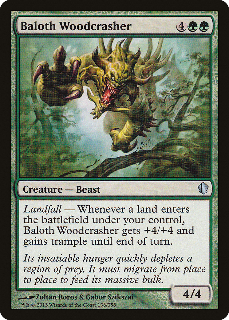 Baloth Woodcrasher [Commander 2013]-1