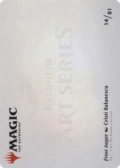 Frost Augur // Frost Augur (ASKHM-014) - Art Series: Kaldheim (Borderless) Foil-2