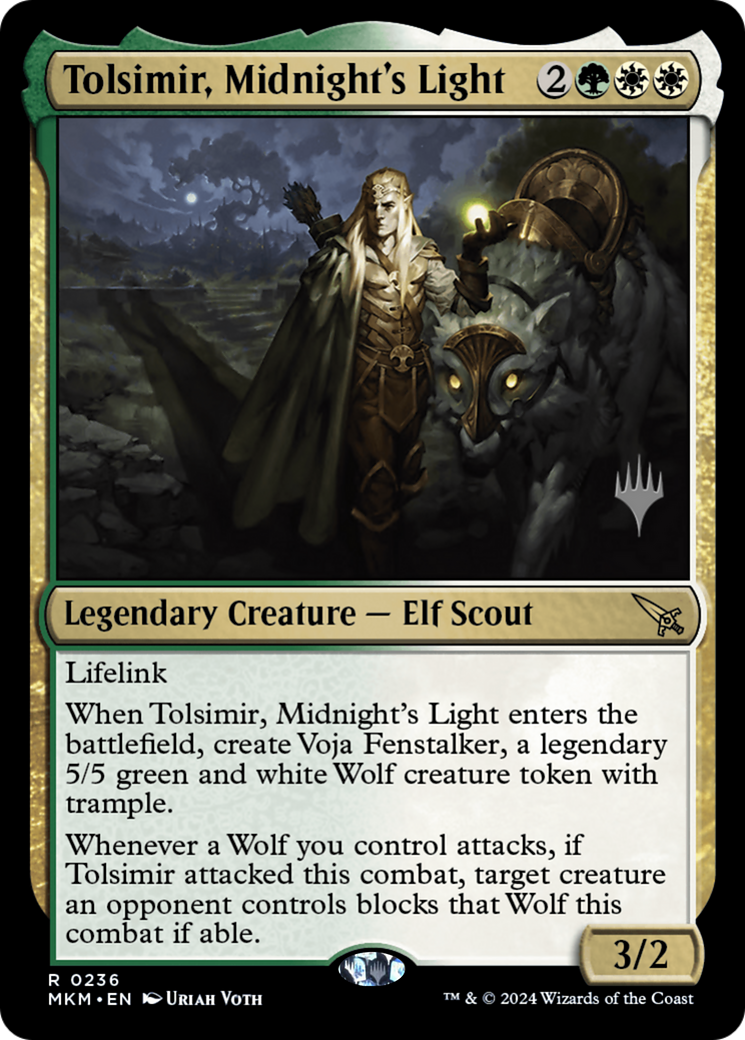 Tolsimir, Midnight's Light (Promo Pack) [Murders at Karlov Manor Promos]-1