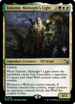 Tolsimir, Midnight's Light (Promo Pack) [Murders at Karlov Manor Promos]-1
