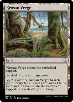 Krosan Verge (PZ1-144) - Legendary Cube Prize Pack Foil-1