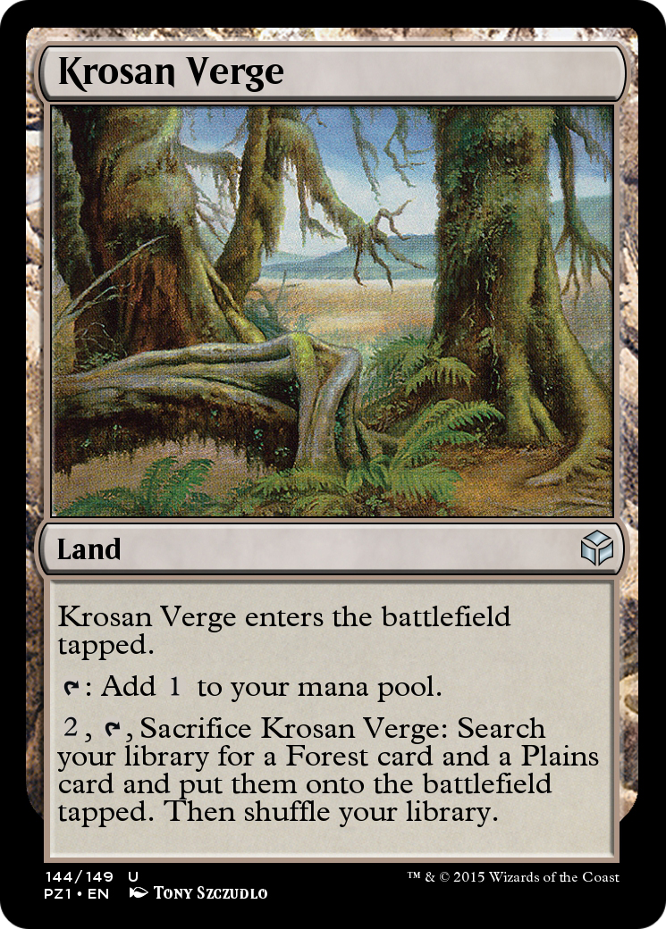 Krosan Verge (PZ1-144) - Legendary Cube Prize Pack Foil-1