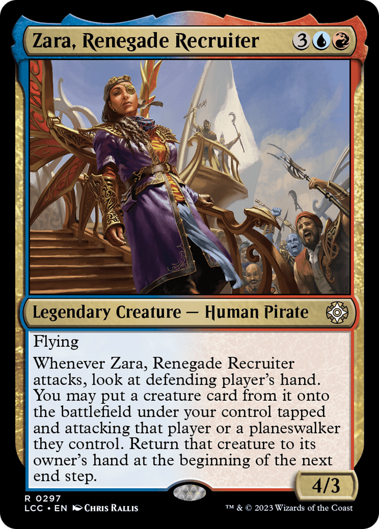 Zara, Renegade Recruiter (LCC-297) - The Lost Caverns of Ixalan Commander-1
