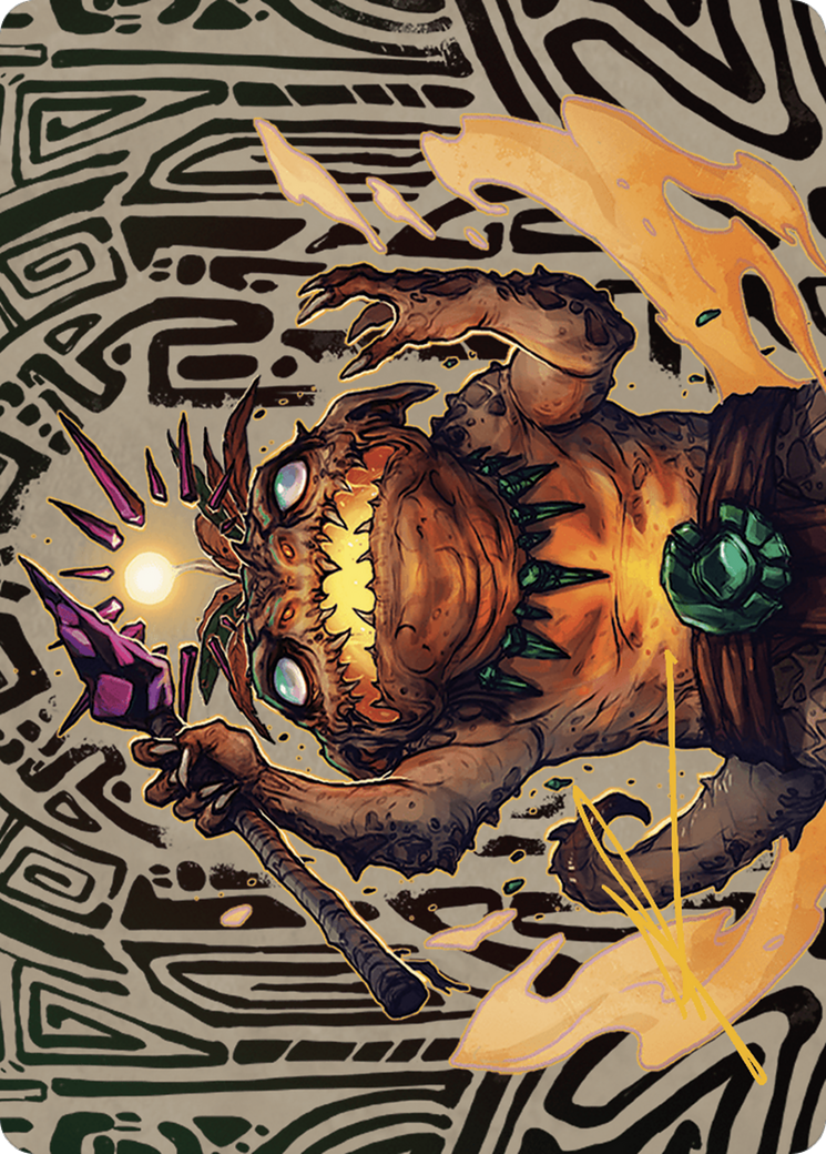 Zoyowa Lava-Tongue // Zoyowa Lava-Tongue (ALCI-054) - The Lost Caverns of Ixalan Art Series (Borderless) Foil-3