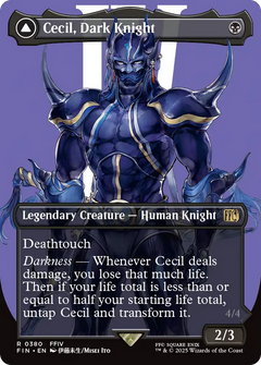 Cecil, Dark Knight // Cecil, Redeemed Paladin (Borderless) [FINAL FANTASY]-3