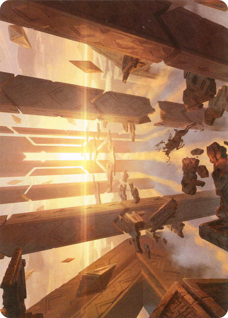 Skyclave Basilica // Skyclave Basilica (AZNR-044) - Zendikar Rising Art Series (Borderless) Foil-3