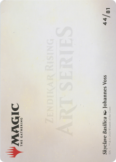 Skyclave Basilica // Skyclave Basilica (AZNR-044) - Zendikar Rising Art Series (Borderless)-2