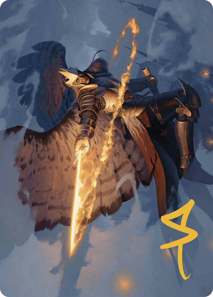 Aurelia's Vindicator // Aurelia's Vindicator (AMKM-001) - Murders at Karlov Manor Art Series (Borderless)-1
