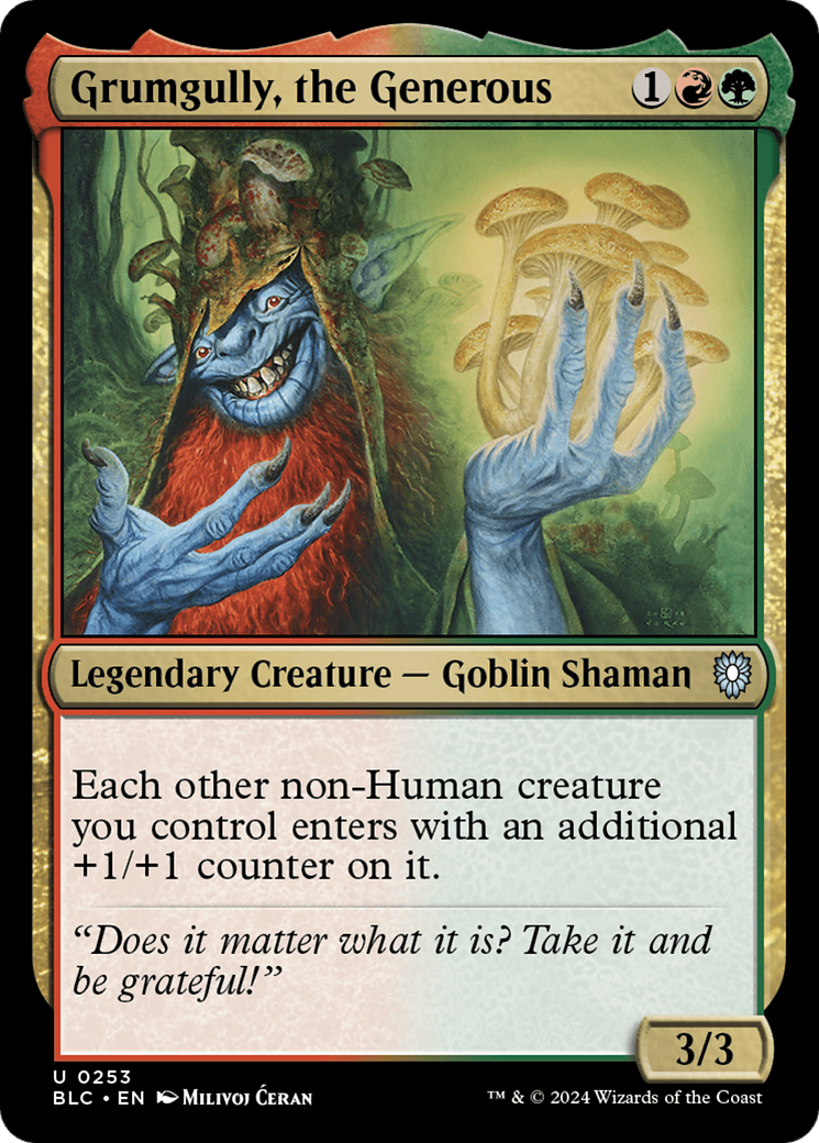 Grumgully, the Generous [Bloomburrow Commander]-1