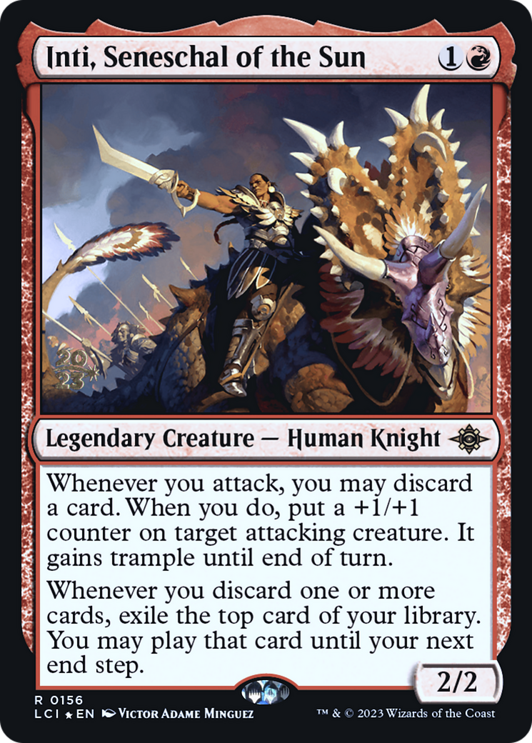 Inti, Seneschal of the Sun [The Lost Caverns of Ixalan Prerelease Cards]-1