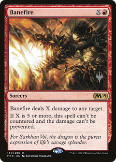 Banefire (Promo Pack) [Core Set 2019 Promos]-1