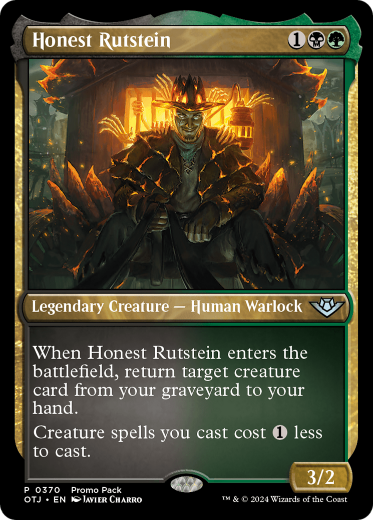 Honest Rutstein (Promo Pack) [Outlaws of Thunder Junction Promos]-1