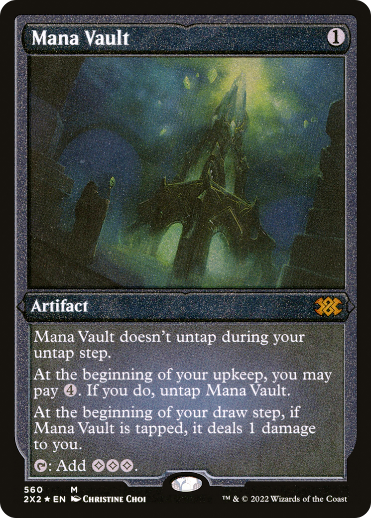 Mana Vault (Foil Etched) [Double Masters 2022]-1