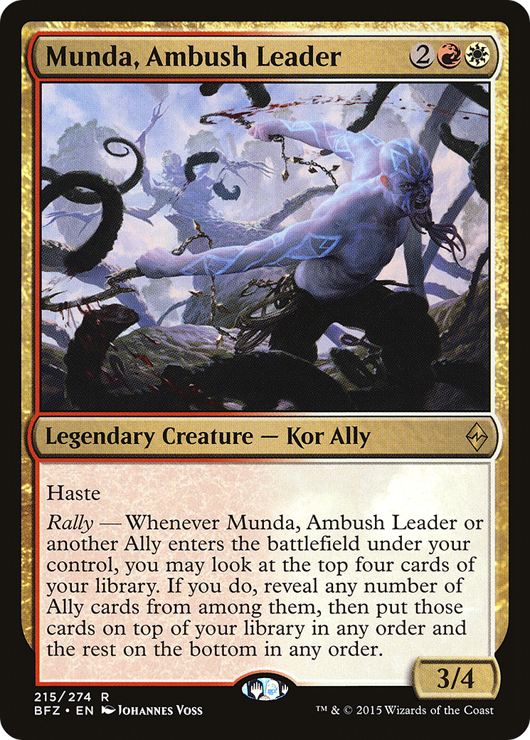 Munda, Ambush Leader [Battle for Zendikar]-1