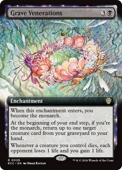 Grave Venerations (Extended Art) [Lorwyn Eclipsed Commander]-1