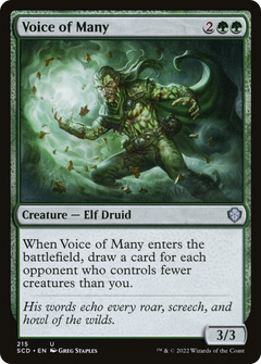 Voice of Many (SCD-215) - Starter Commander Decks-1