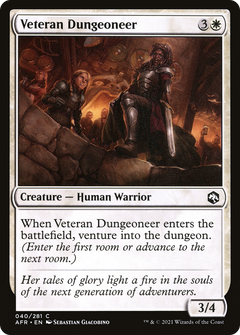Veteran Dungeoneer (AFR-040) - Adventures in the Forgotten Realms Foil-1