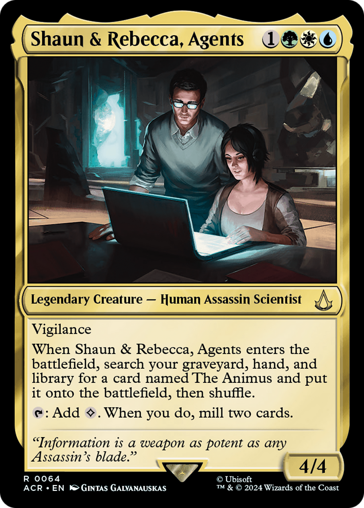 Shaun & Rebecca, Agents [Assassin's Creed]-1