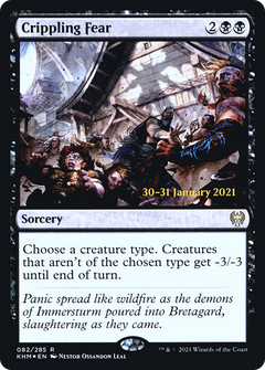 Crippling Fear [Kaldheim Prerelease Promos]-1
