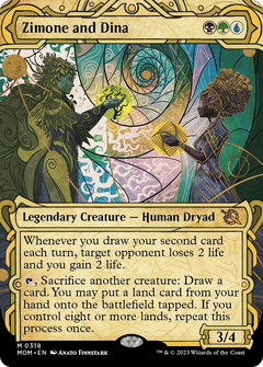 Zimone and Dina (Showcase Planar Booster Fun) [March of the Machine]-1
