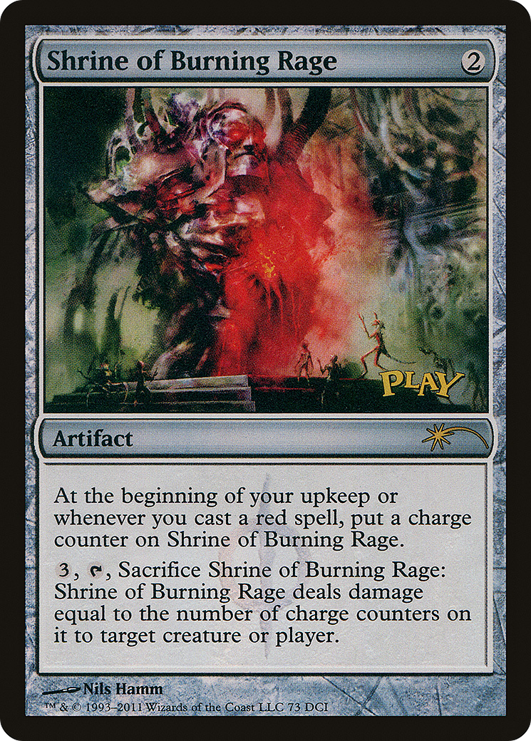 Shrine of Burning Rage [Wizards Play Network 2011]-1