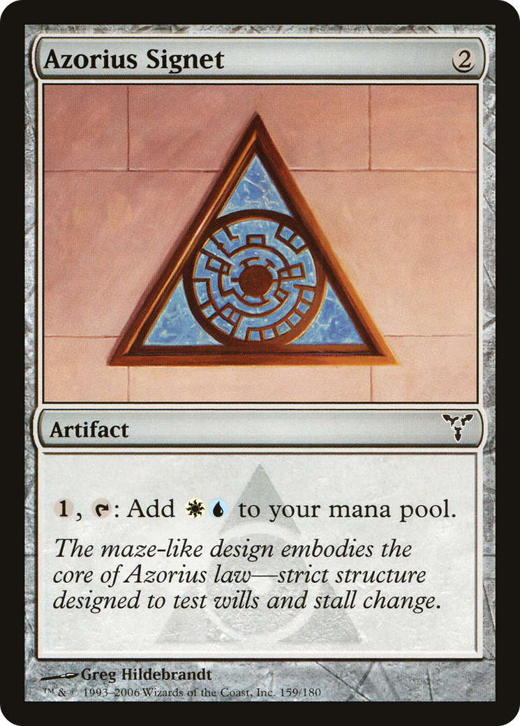 Azorius Signet [Dissension]-1