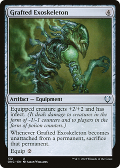 Grafted Exoskeleton [Phyrexia: All Will Be One Commander]-1