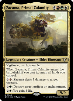 Zacama, Primal Calamity (CMM-365) - Commander Masters Foil-1