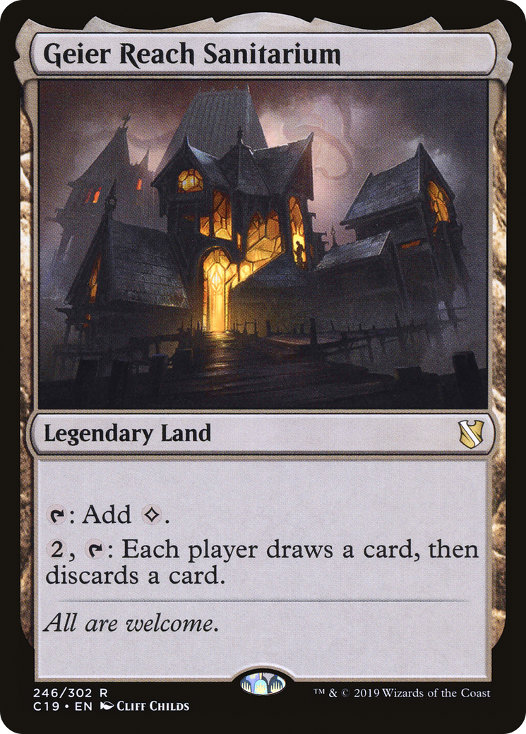 Geier Reach Sanitarium [Commander 2019]-1