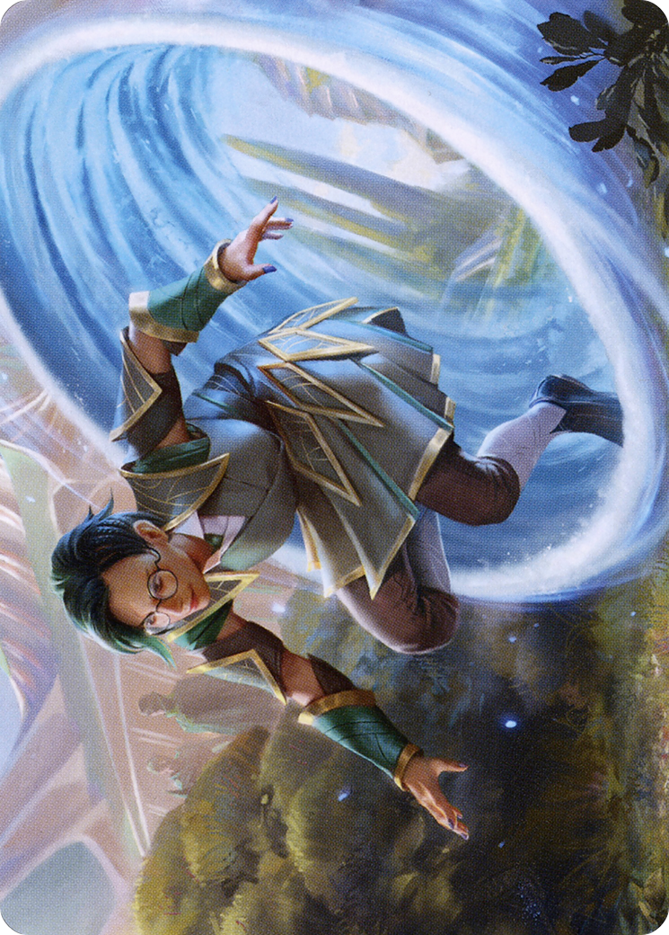 Vortex Runner // Vortex Runner (ASTX-006) - Strixhaven Art Series (Borderless) Foil-3