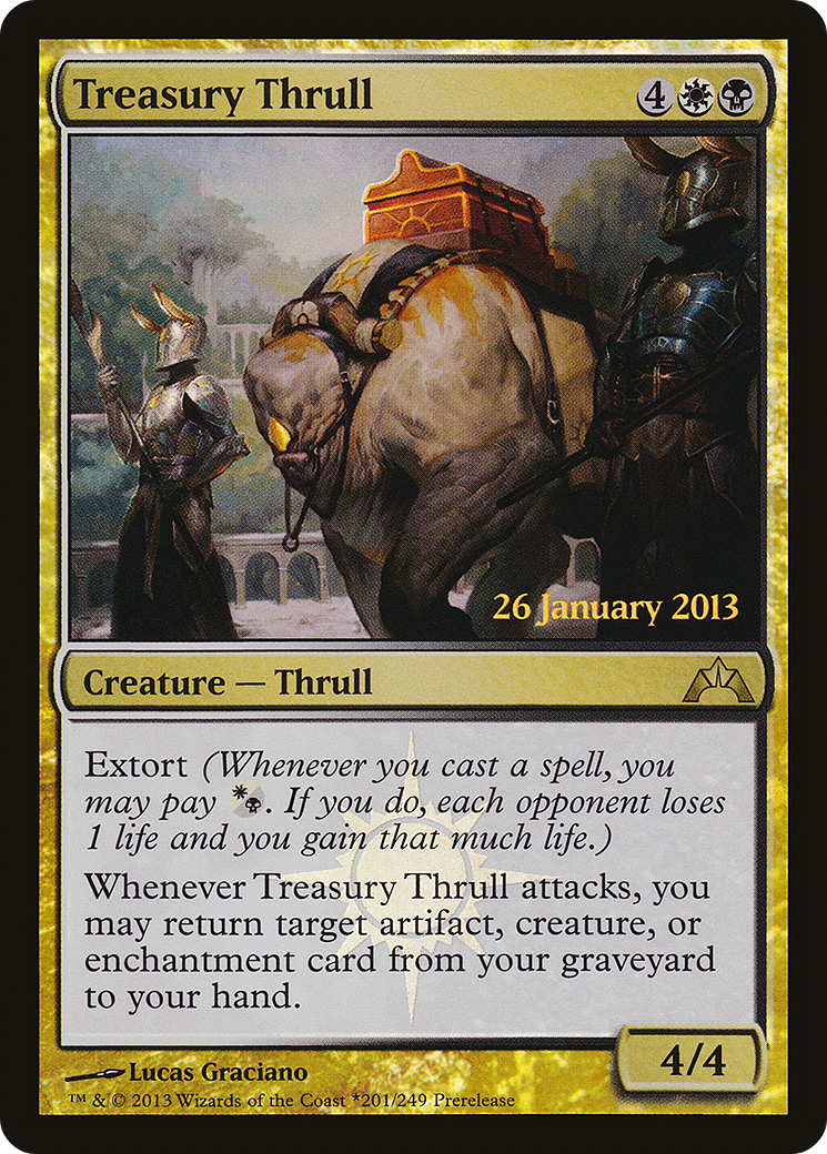 Treasury Thrull (PRE-201) - Gatecrash Promos Foil-1