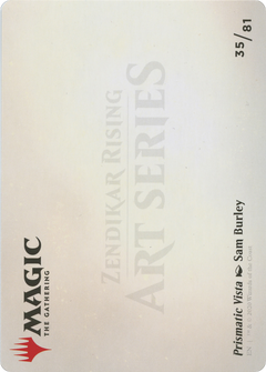 Prismatic Vista // Prismatic Vista (AZNR-035) - Zendikar Rising Art Series (Borderless)-2