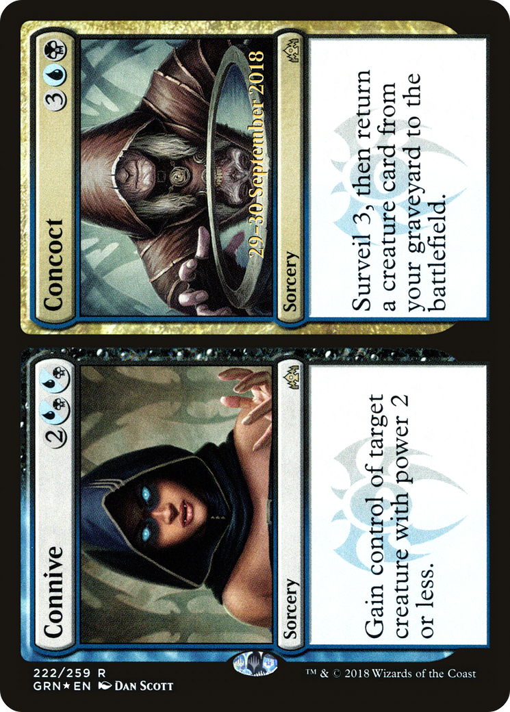 Connive // Concoct [Guilds of Ravnica Prerelease Promos]-1