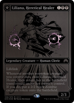 Liliana, Heretical Healer // Liliana, Defiant Necromancer [San Diego Comic-Con 2015]-4