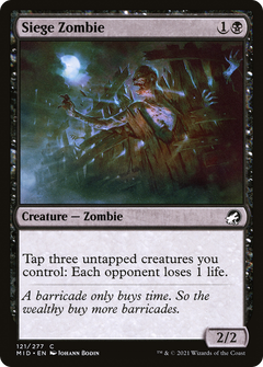 Siege Zombie [Innistrad: Midnight Hunt]-1