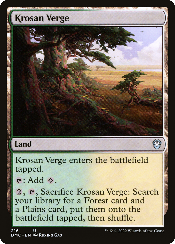 Krosan Verge [Dominaria United Commander]-1