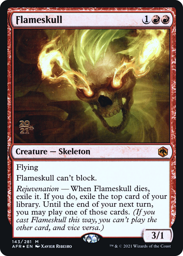 Flameskull [Dungeons & Dragons: Adventures in the Forgotten Realms Prerelease Promos]-1