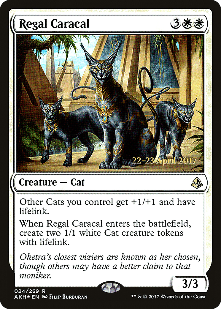 Regal Caracal [Amonkhet Prerelease Promos]-1